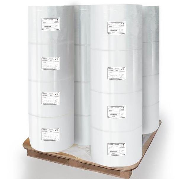 Semi Glossy Shipping Label Jumbo Roll Raw Material Jumbo Rolls Self