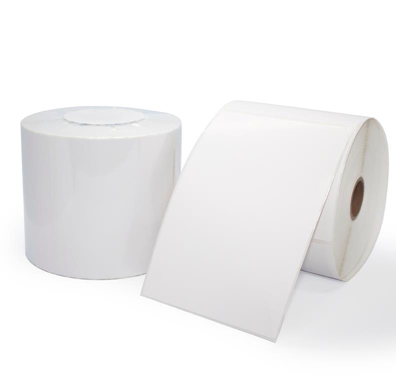 Printed Adhesive Paper Colored Shipping Label 4x6 100x150 A6 Thermal