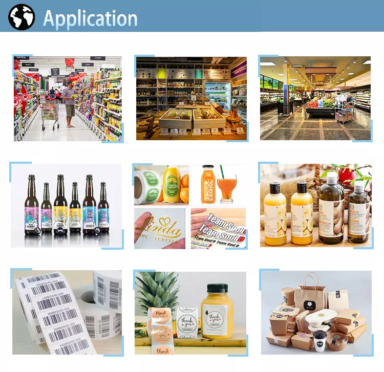 Full color printing food label sticker