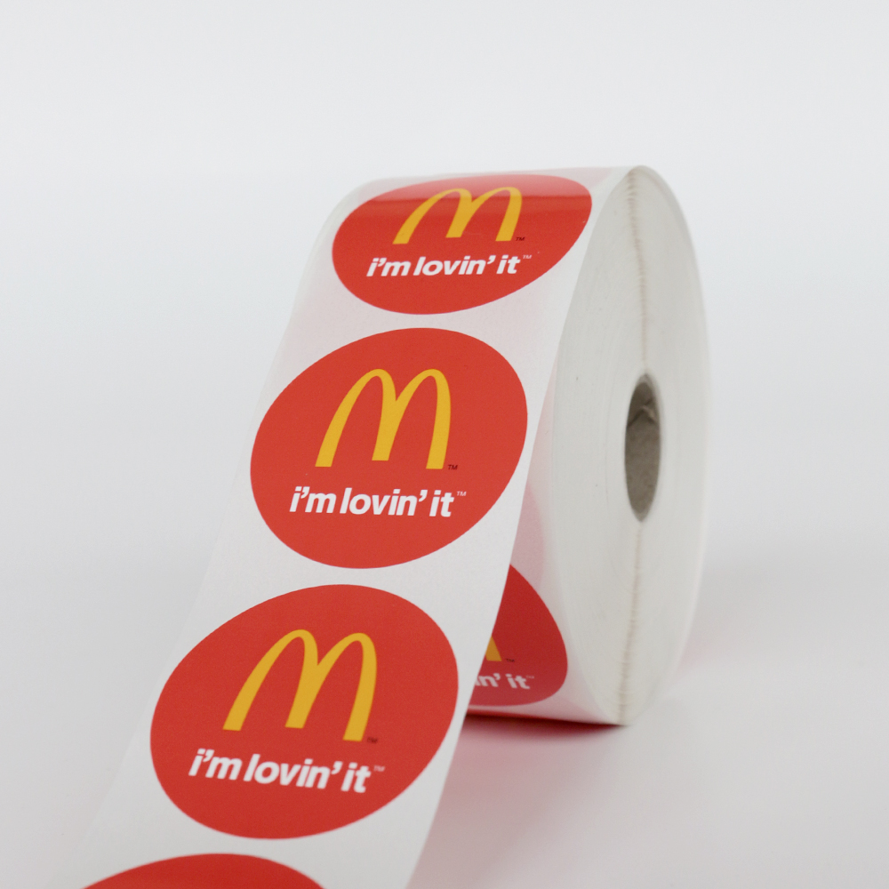 Custom self adhesive stickers labels