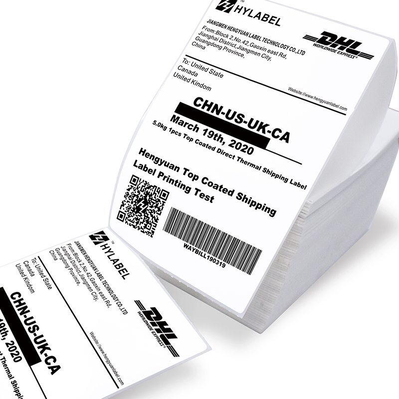 Blank 4x6 Direct Thermal Label Compatible for Zebra Printer Fanfold