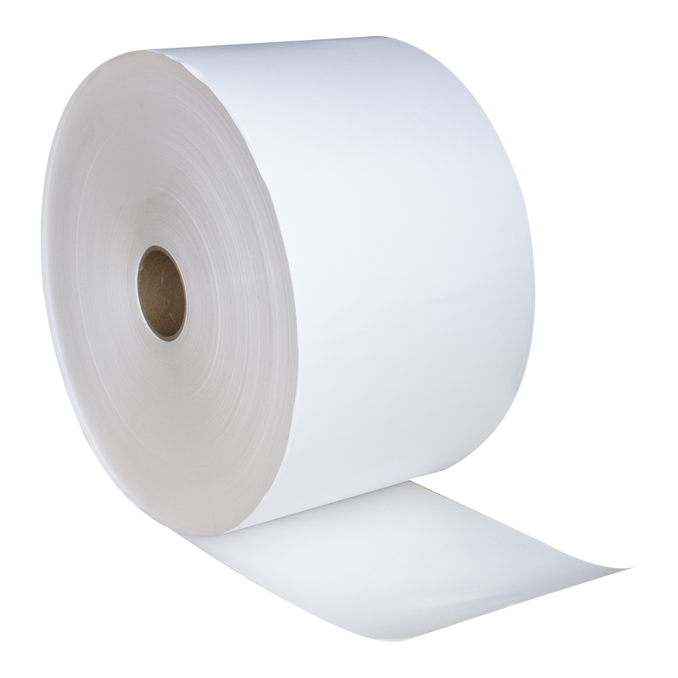 High quality Custom Size White Self Adhesive Sticker Paper Thermal Label Jumbo Roll