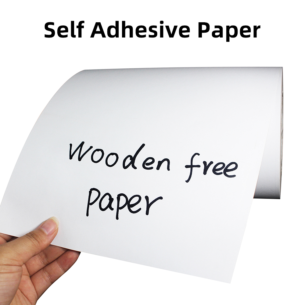 Woodfree written paper Hotmelt Acrylic glue CCK liner self adhesive
